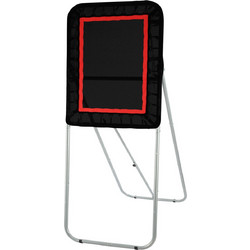 VEVOR Folding Lacrosse Rebounder for Backyard, 3x4 Ft Volleyball Bounce Back Net, Pitchback Throwback Baseball Softball Return Training Screen, Ρυθμιζόμενη γωνία σκοποβολής Practice Training Wall, Μαύ