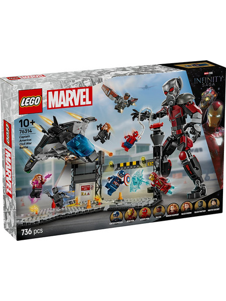 Lego Marvel Captain America Civil War Action Battle για 10+ Ετών 76314