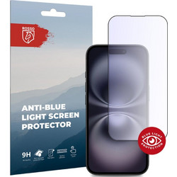 Tempered Glass iPhone 16 Rosso Anti-Blue Light FullFace Αντιχαρακτικό Γυαλί Προστασίας Οθόνης - Black (8719246460982)