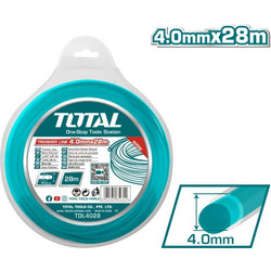 Total TDL4028 Μεσινέζα Στρογγυλή 4mm x 28m