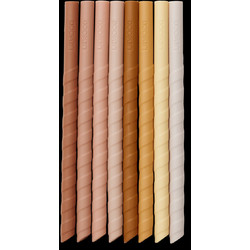 Σετ 8 καλαμάκια σιλικόνης Zoe Rose multi mix, LIEWOOD