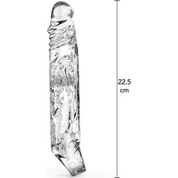 ToyJoy Get Real Sleeve XLarge Κάλυμμα Επιμήκυνσης Πέους 23cm Clear