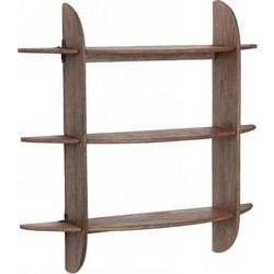 Bizzotto Westwood Ραφιέρα 5 Θέσεων Ξύλινη Mango Καφέ Rustic 100x23x100