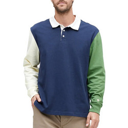 Stance Long Sleeve Rugby Shirt Ανδρική Μπλούζα Polo Μακρυμάνικη Navy Μπλε