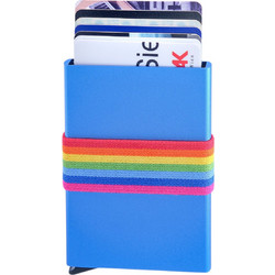 LEANSCHI TECH-WALLET V2 credit-cards holder PRIDE blue