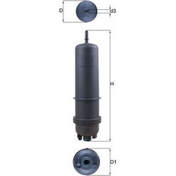 Φίλτρο καυσίμου KNECHT KL872/7