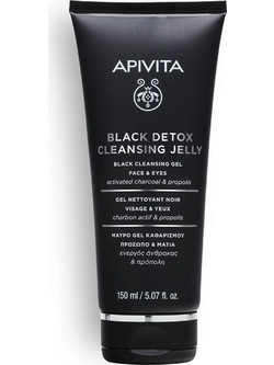 Apivita Black Detox Gel Ντεμακιγιάζ 150ml