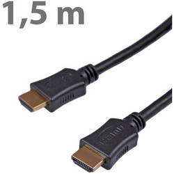 Edision Καλώδιο HDMI 1.3 HDMI Male to HDMI Male 1.5m Black