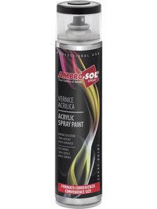 Ambro-Sol Σπρέι Βαφής Μαύρο Gloss 600ml