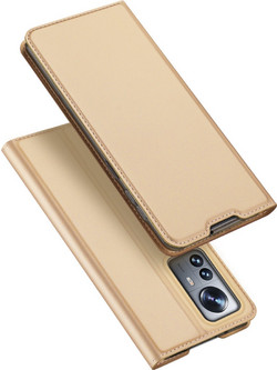 Dux Ducis Skin Pro Holster Cover Flip Cover for Xiaomi 12 Pro gold