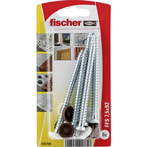 FISCHER 532750 ΒΙΔΑ ΓΙΑ ΣΤΗΡΙΞΗ ΠΑΡΑΘΥΡΩΝ ΣΕ BLISTER NV FFS 7,5 x 92 mm K (ΣΥΣΚ. 6 ΤΕΜ.)
