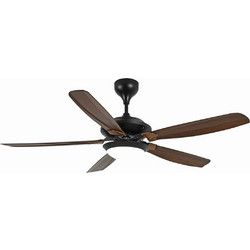 Lineme Boda 02-00185 Ανεμιστήρας Οροφής 130cm 35W με Φως & Τηλεχειριστήριο Μαύρος