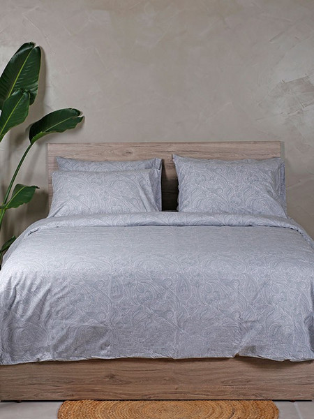 SUNSHINE HOME ΠΑΠΛΩΜΑΤΟΘΗΚΗ COTTON FEELINGS 2040 GREY ΜΟΝΗ 170X250 CM - SUNSHINE HOME 012-9-55