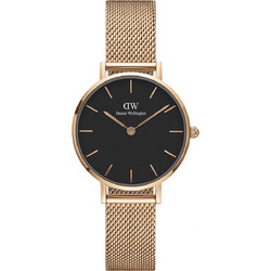 Daniel Wellington Petite Melrose Γυναικείο Ρολόι με Ροζ Μεταλλικό Μπρασελέ DW00100217