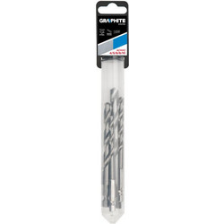 GRAPHITE ΤΡΥΠΑΝΙΑ ΜΕΤΑΛΛΟΥ ΥΠΟΔΟΧΗ 1/4" 4-5-6-8-10ΜΜ 5 ΤΕΜ