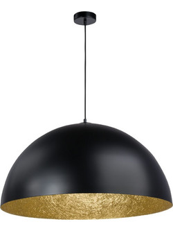 Sigma Lighting Sfera Κρεμαστό Φωτιστικό Οροφής Καμπάνα Μονόφωτο E27 Μαύρο 30125