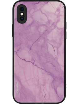 Sonique Marble Series Θήκη iPhone X / iPhone XS Βιολετί