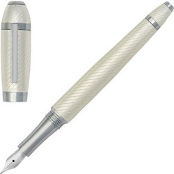 Πένα Hugo Boss Fountain Pen Arc Futurist Silver HSW4452C