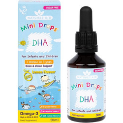 Natures Aid DHA Drops Ιχθυέλαιο Λεμόνι 50ml