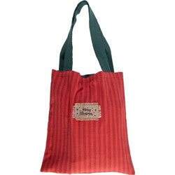 Τσάντα Αγορών Nef-Nef Straight To Christmas Red/Green 40x45+33