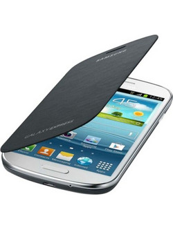 Θήκη Flip-Cover για το Κινητό Samsung Galaxy Express I8730 Γκρι