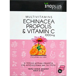 Inoplus Echinacea Propolis & Vitamin C 1000mg 20 Ταμπλέτες