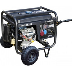 Hyundai HY10000 LEK-T Γεννήτρια Βενζίνης Μονοφασική Χωρις Μίζα 9KVA