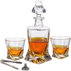 Twisted Decanter Set - Σετ Καράφα Twisted - Για Μοναδική Απόλαυση Ποτών