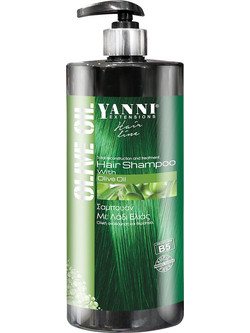 Yanni Extensions Olive Oil Σαμπουάν για Επανόρθωση για Ξηρά Σγουρά & Ταλαιπωρημένα Μαλλιά 1lt