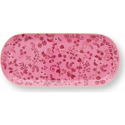 PIP STUDIO - ΠΟΡΣΕΛΑΝΙΝΗ ΜΑΚΡΟΣΤΕΝΗ ΠΙΑΤΕΛΑ JOLIE PINK 33.3cm X 15.5cm