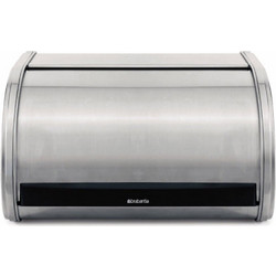 Brabantia Roll Top Bread Bin steel matt, medium
