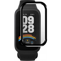 Hybrid Glass Xiaomi Smart Band 9 Active Spacecase Smartwatch Αντιχαρακτικό Προστατευτικό Υβριδικό Οθόνης - Black (5905719117269)