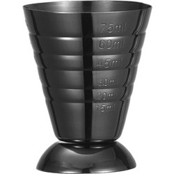 Μεζούρα ποτών Multi Jigger Μαύρη 15ml/75ml