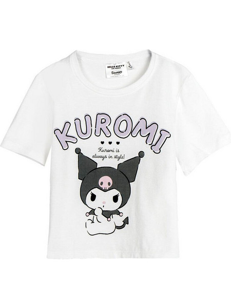 Hello Kitty Kuromi Crop T-shirt - CRD2900002844