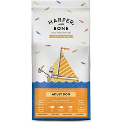 Harper & Bone Adult Medium & Large Ocean Wonders Low Grain with Tuna, Salmon & White Fish 2kg