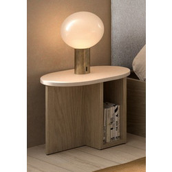 Auriol κομοδίνο 55x40x45εκ. Rookwood Oak / Mineral Gravity
