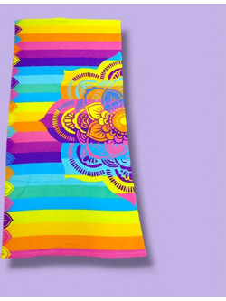 JOIN 0426 Πετσέτα Θαλάσσης Flower Microfibre 100X180 Multicolour