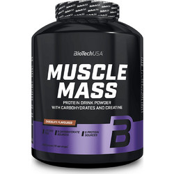 Biotech USA Muscle Mass Chocolate Πρωτεΐνη Ορού Γάλακτος Όγκου Χωρίς Λακτόζη 4kg