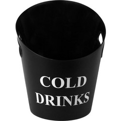 Σαμπανιέρα Πλαστική Μαύρη Cold drinks 28x30x33.5cm