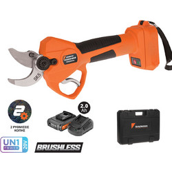 Krausmann U33020-12SB Ψαλίδι Κλαδέματος Μπαταρίας 20V 1x2Ah με Κοπή 30mm
