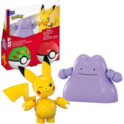 MEGA - Pokemon Poke Ball 2-Pack Building - Pikachu & Ditto (JCT43)