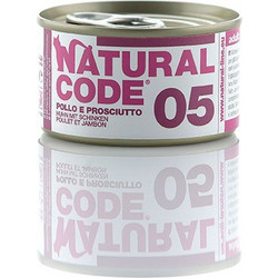 Natural Code 05 Adult with Chicken & Ham 85gr