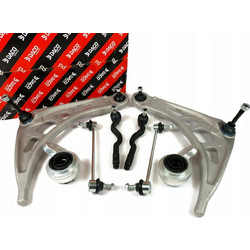 Σετ Εμπρόσθιου Συστήματος Daco για Bmw E46 1998-2005 .Περιλαμβάνει 2 ψαλίδια/2 συνεμπλόκ ψαλιδιού/2 ακρόμπρα/2 ζαμφόρ