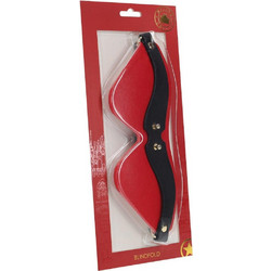 Ouch Milan Collection - Blindfold - Black/Red