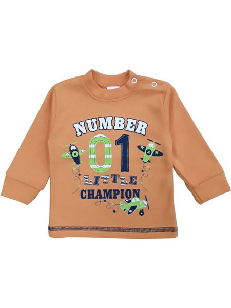 Μπλουζάκι Μακρυμάνικο Little Champion Beboulino Orange 8020762