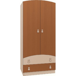 Ντουλάπα Δίφυλλη Premium Beboulino Οξιά-Καρυδία 10301482537