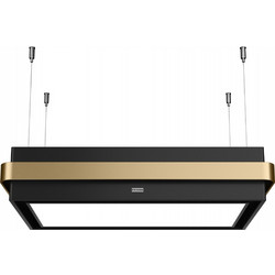 Franke Mythos Masterpiece Απορροφήτηρας Νησίδας με Τεχνολογία K-Link 80cm Black Matt Gold