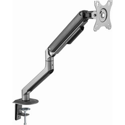 Gembird MA-DA1-05 Desk mounted adjustable monitor arm, 17"-32" up to 9 kg, space grey