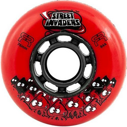 FR STREET INVADER WHEELS RED 72/84A