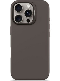 Decoded AntiMicrobial Silicone Backcover iPhone 16 Pro Black